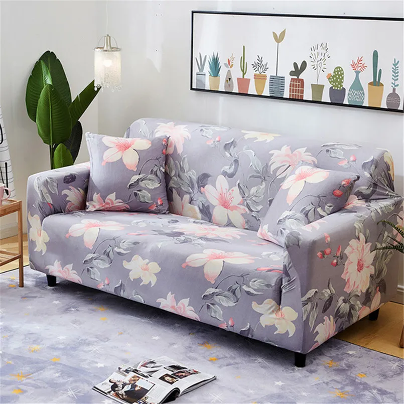 

Floral Sofa Cover Elastic Funda Sofa Couch Cover Armchair Slipcover Stretch Furniture Protected