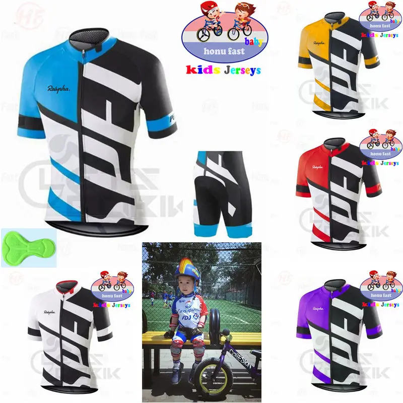 Новинка 2020 дышащий Детский комплект из Джерси для езды на велосипеде летние