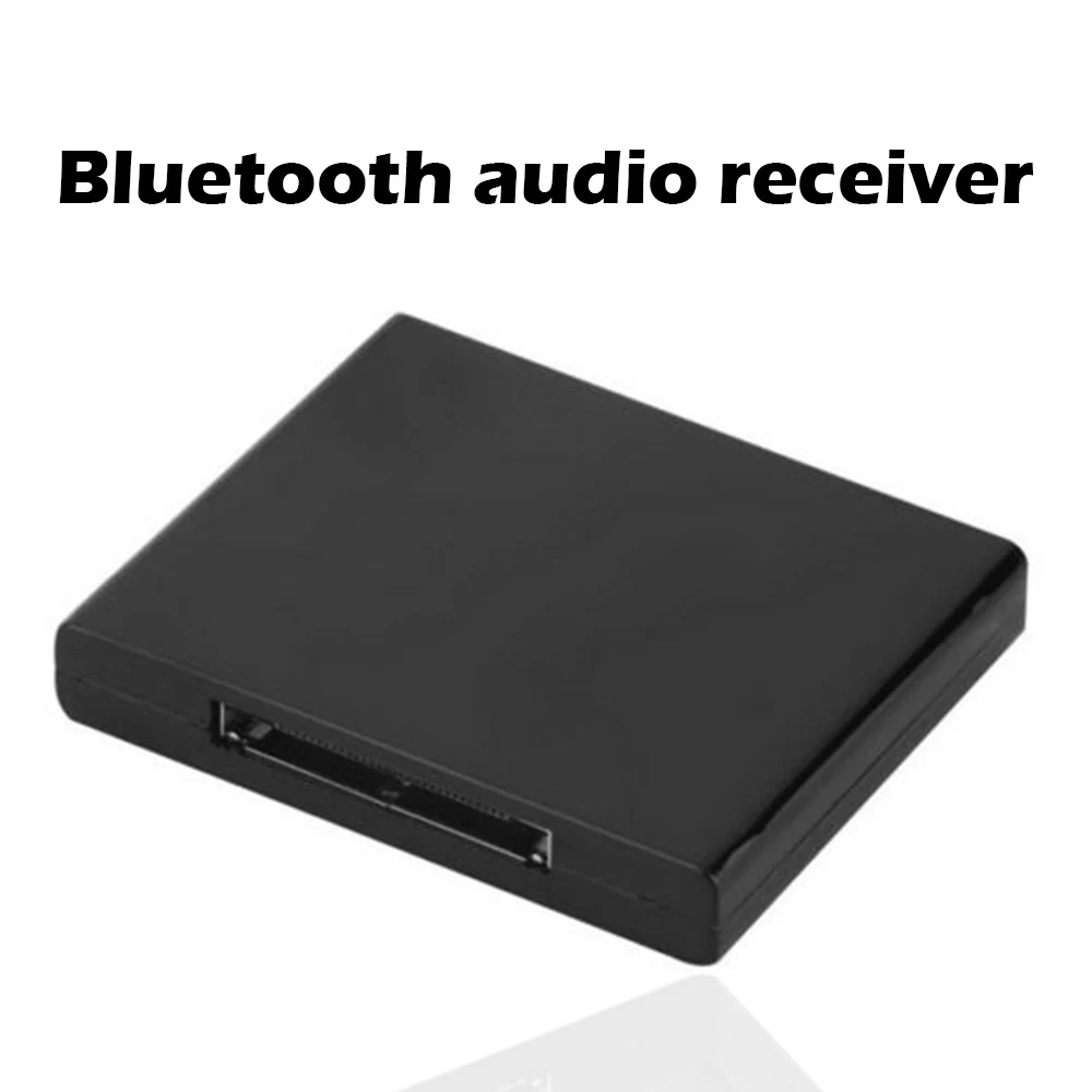 

Hot Bluetooth Audio Receiver Bluetooth V2.1 A2DP Music Receiver Adapter 30 Pin Dock Connector For IPad IPod IPhone Apple Speaker
