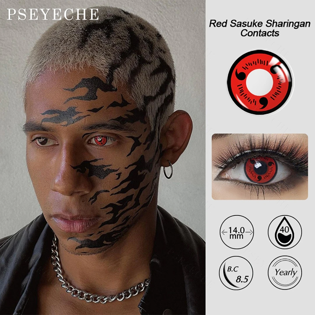 Контактные линзы для коррекции зрения при близорукости по рецепту Хэллоуина с