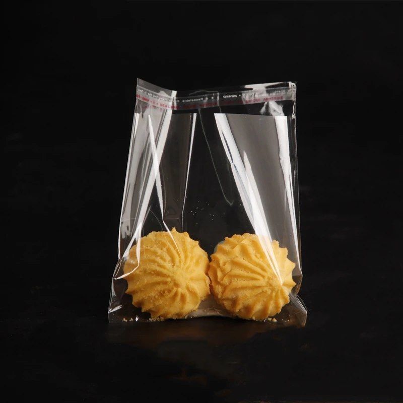 

Transparent Plastic Self Adhesive Bag Self Sealing Small Bags For Pen Jewelry Candy Packing Resealable Gift Cookie Packaging Bag