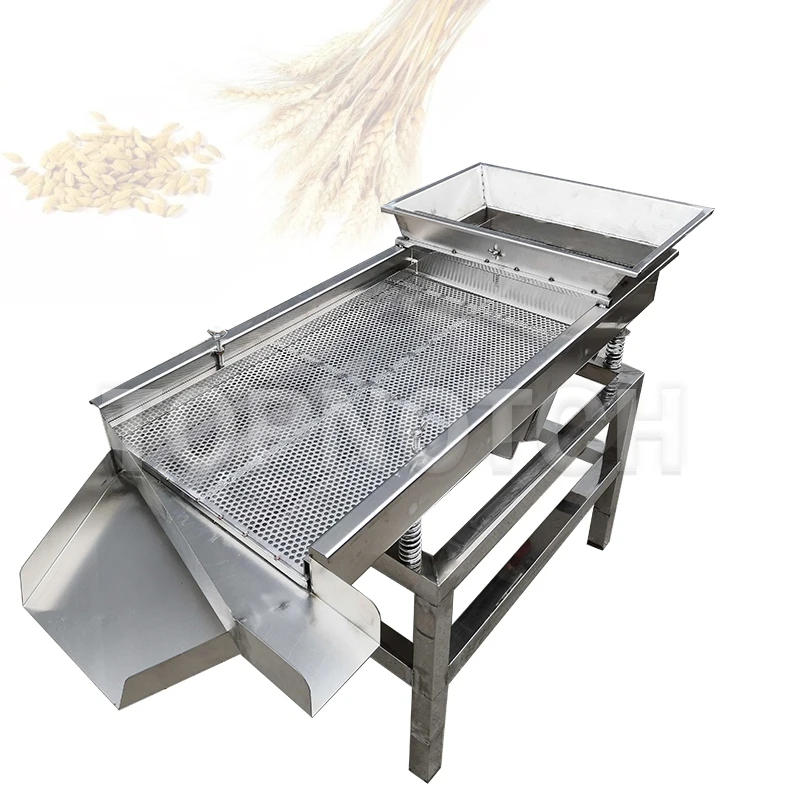 

Stainless Steel Electric Food Sieve Linear Vibrating Machine Large Particle Material Sieving Machine