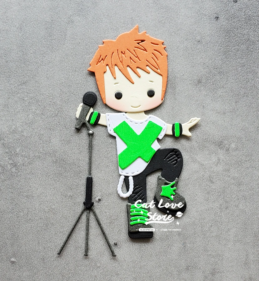 Металлические штампы Catlove для мальчиков рок певицы искусственный трафарет