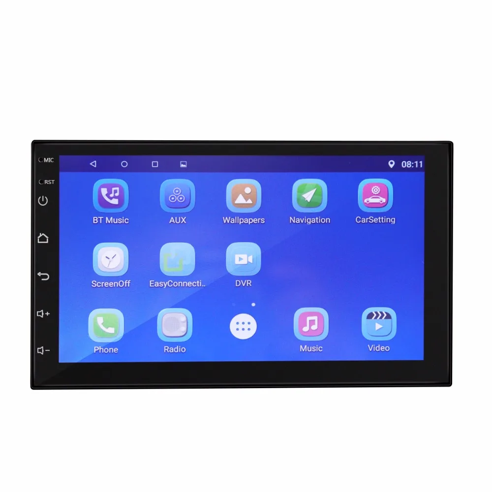 2 Din Авторадио Android 7 1 авто радио мультимедиа плеер GPS навигация ''HD сенсорный