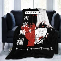 tokyo ghoul kaneki ken cozy bed linen microfiber lightweight super soft luxury sofa warm yoga mats blankets throw size
