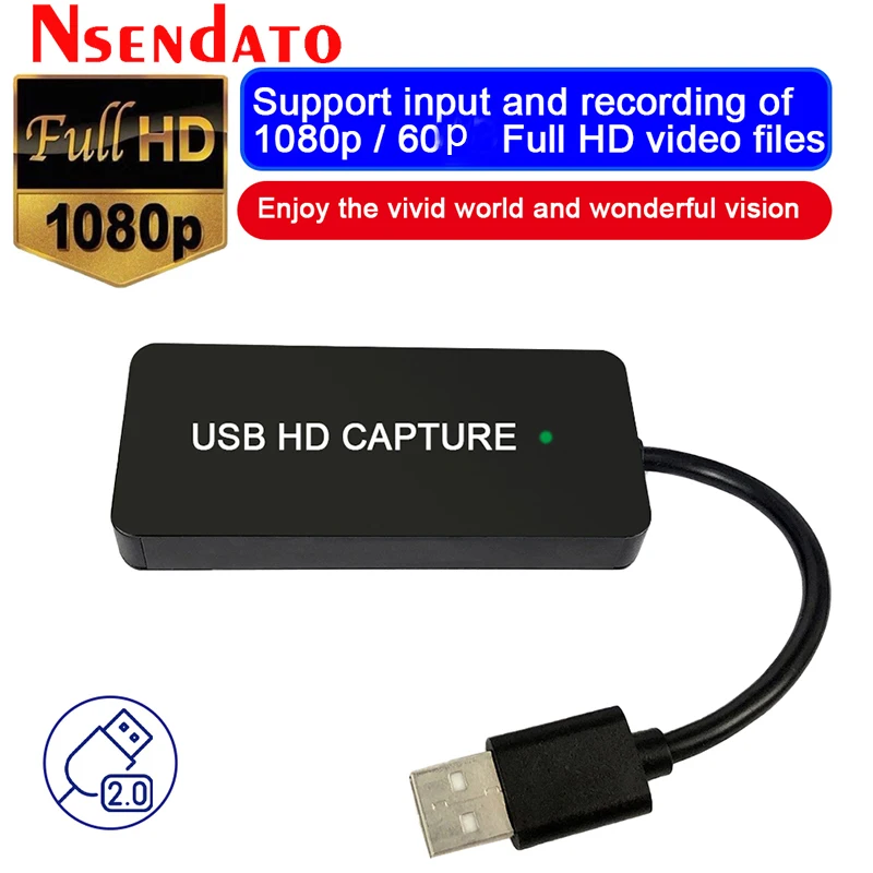 USB 1080 HD 2 0 P 60p видеозахват к карта видеозахвата игровая запись вещания коробка для