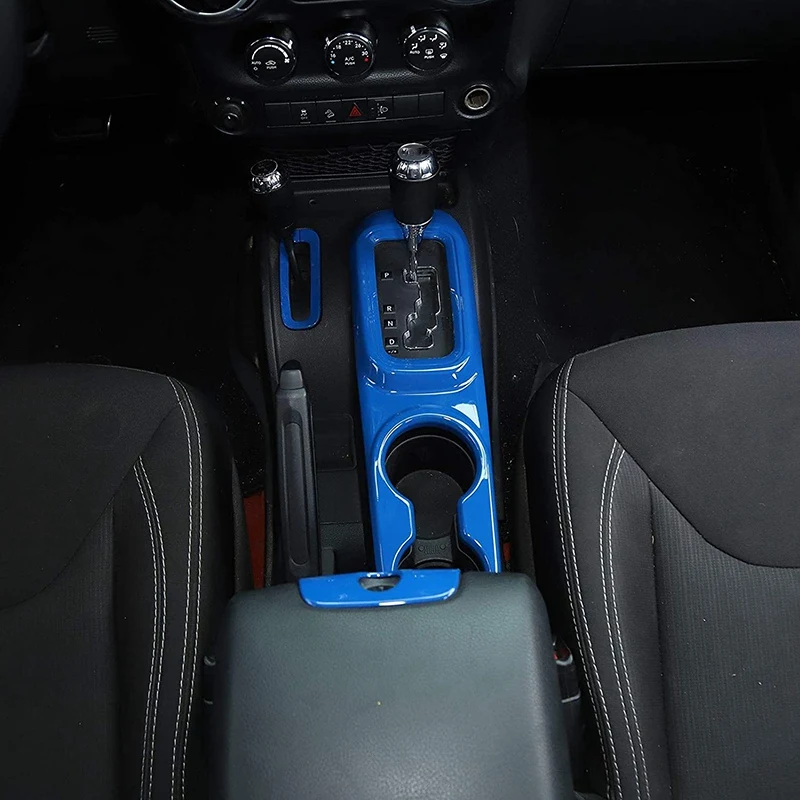 

Center Console Cup Holder Gear for 2011-2017 Jeep Wrangler JK, ABS 3Pcs