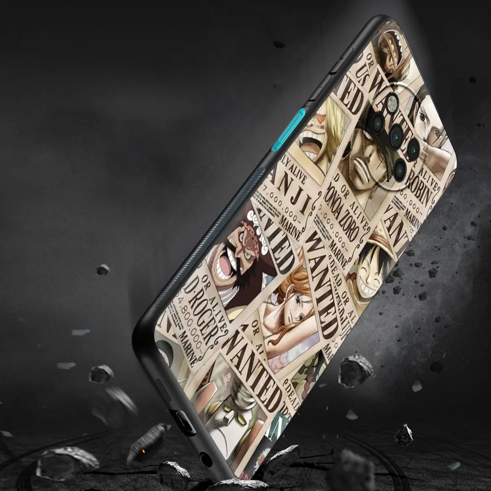phone case for xiaomi pocophone f1 poco x3 nfc x3 pro m3 pro 5g f3 soft cover back shell anime one piece zoro luffy hot free global shipping