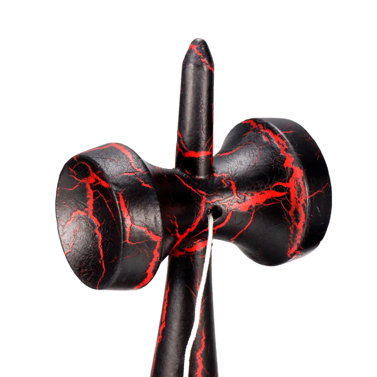 Полный Crackle деревянный Kendama 18 см Забавный японский традиционный деревянный мяч образование традиционная игра игрушка