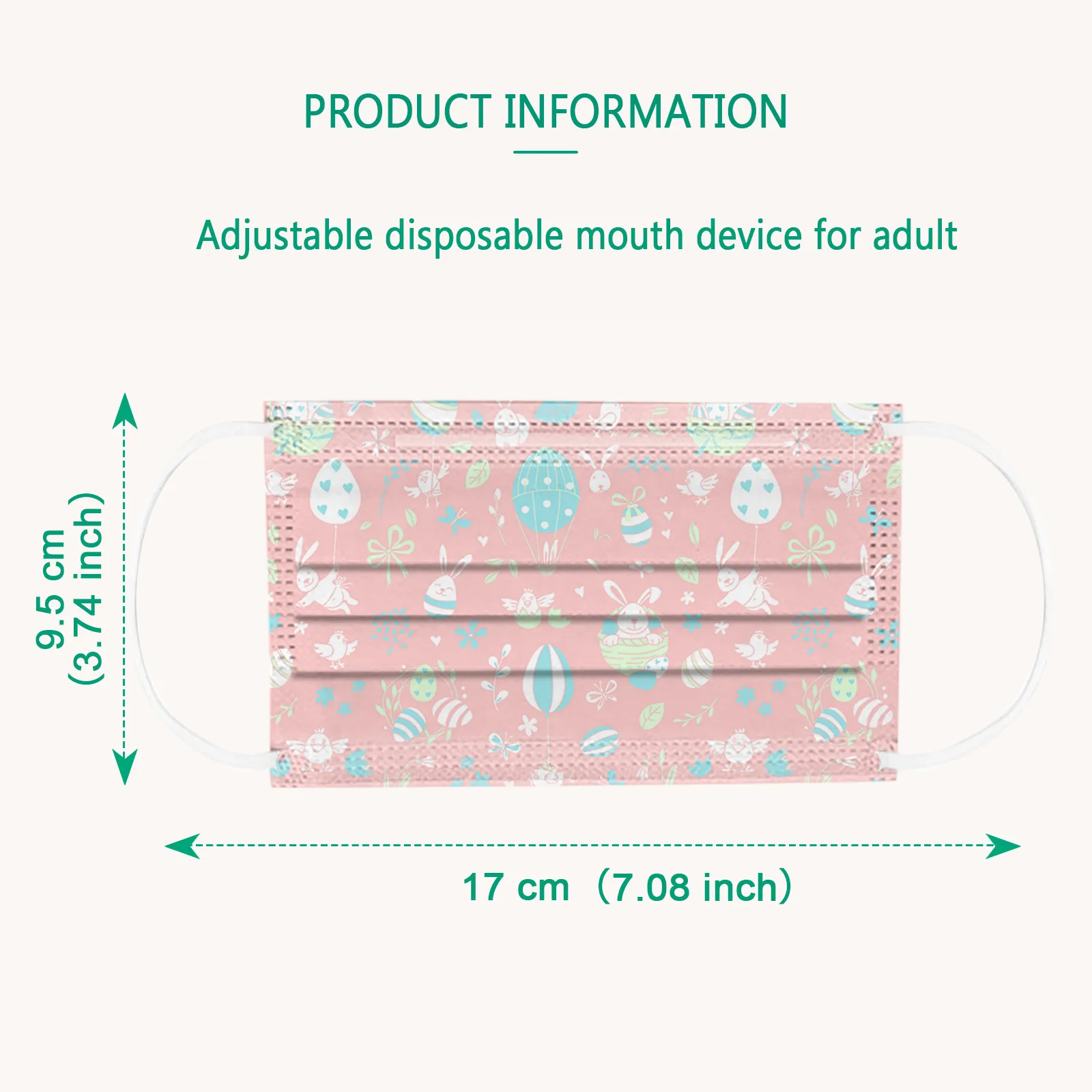 

50-100pcs Adult Cartoon Mouth Mask Universal Disposable High-quality 3-layer Spunlace Hygiene Printed Mask Mondkapjes Wegwerp