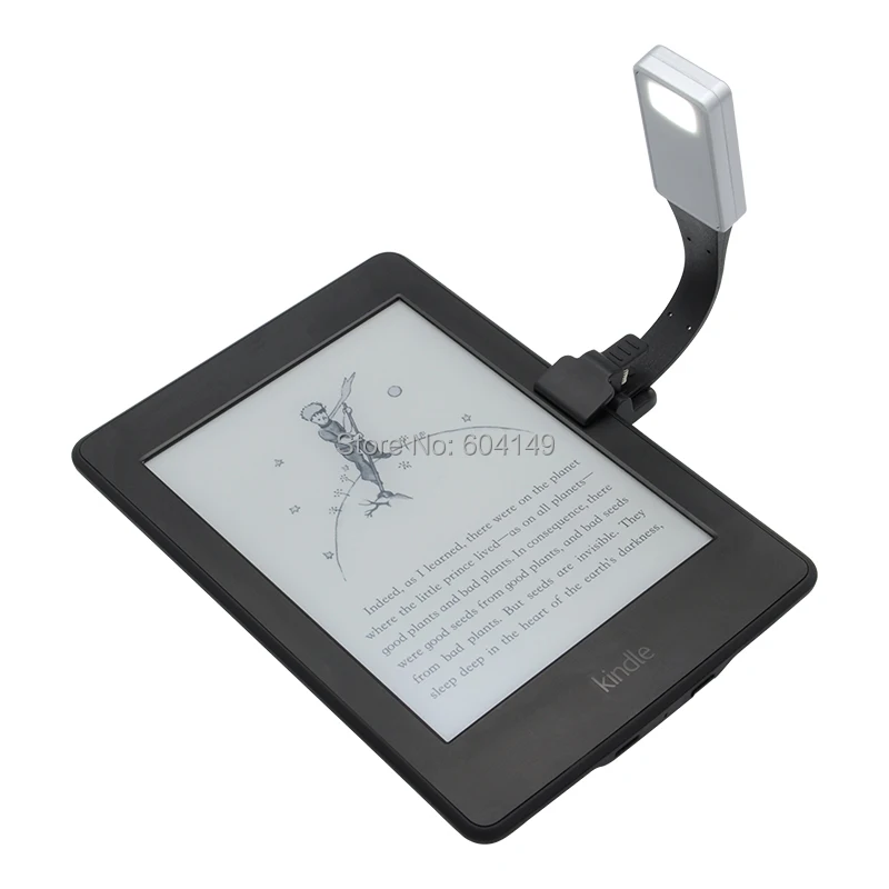 3 цвета перезаряжаемая электронная книга Светодиодная лампа для Kindle бумаги USB