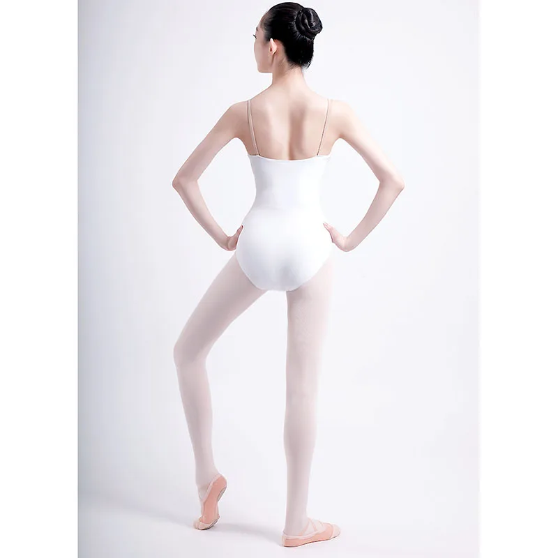 Новые балетные трико для женщин хлопок спандекс белый черный взрослых камзол