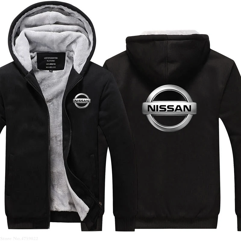 

Men's winter large men's Nissan sports shirt cardigan long sleeve jacket men's casual jacket with pocket