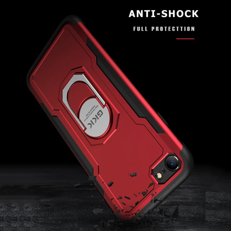 

Magnetic Case for iPhone X XR XS Max Case Adsorption for iPhone 5 SE 6 6s 7 8 Plus Case Fundas With Finger Ring Coque