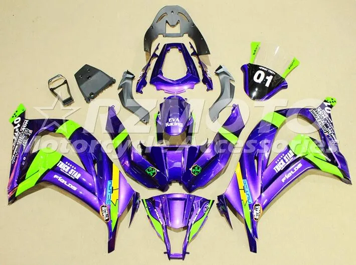 

Инъекций Новый из АБС-пластика для мотоцикла обтекатели комплект подходит для Kawasaki ZX-10R 2011 2012 2013 2014 2015 10R, возрастом 11, 12, 13, 14, 15, крутые фиолето...