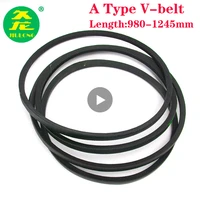 jiulong v belt a type black rubber drive v belt a980991101610201036104110671080 inner girth for machine transmission