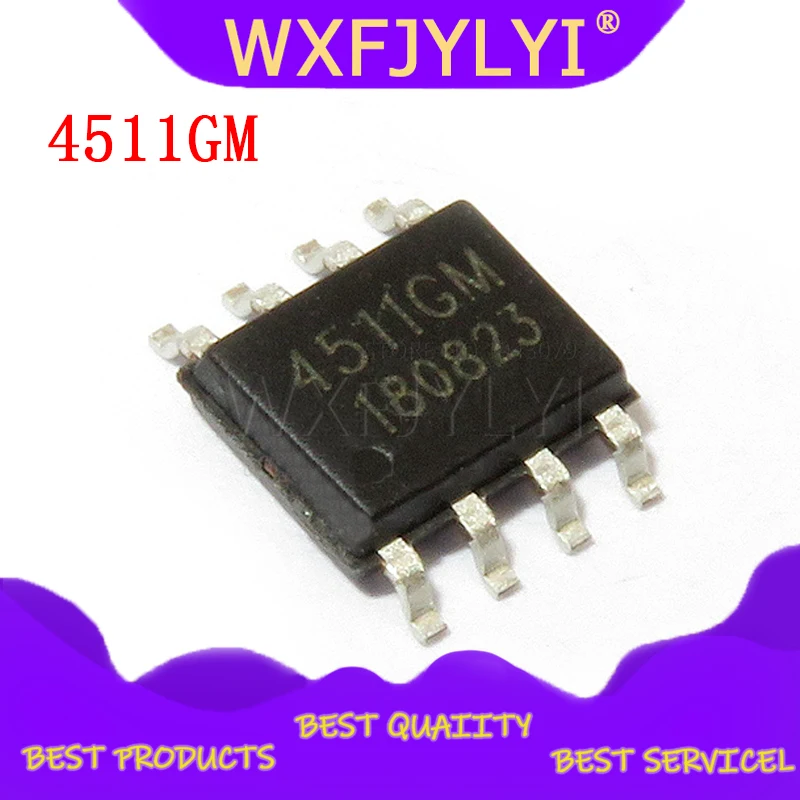 10 шт./лот 4511GM AP4511GM чип для ноутбука SOP 8|Интегральные схемы| |
