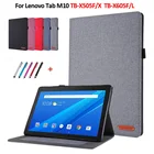 Чехол для Lenovo Tab M10, откидная подставка 10,1 дюйма, ковбойский чехол для планшета, чехол для Lenovo M10, чехол TB X505X X505F X505L X605F X605L