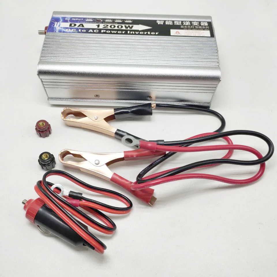 Автомобильный преобразователь напряжения 1200 Вт DC 24 в 48 60 72 В AC 220 В|Инверторы и
