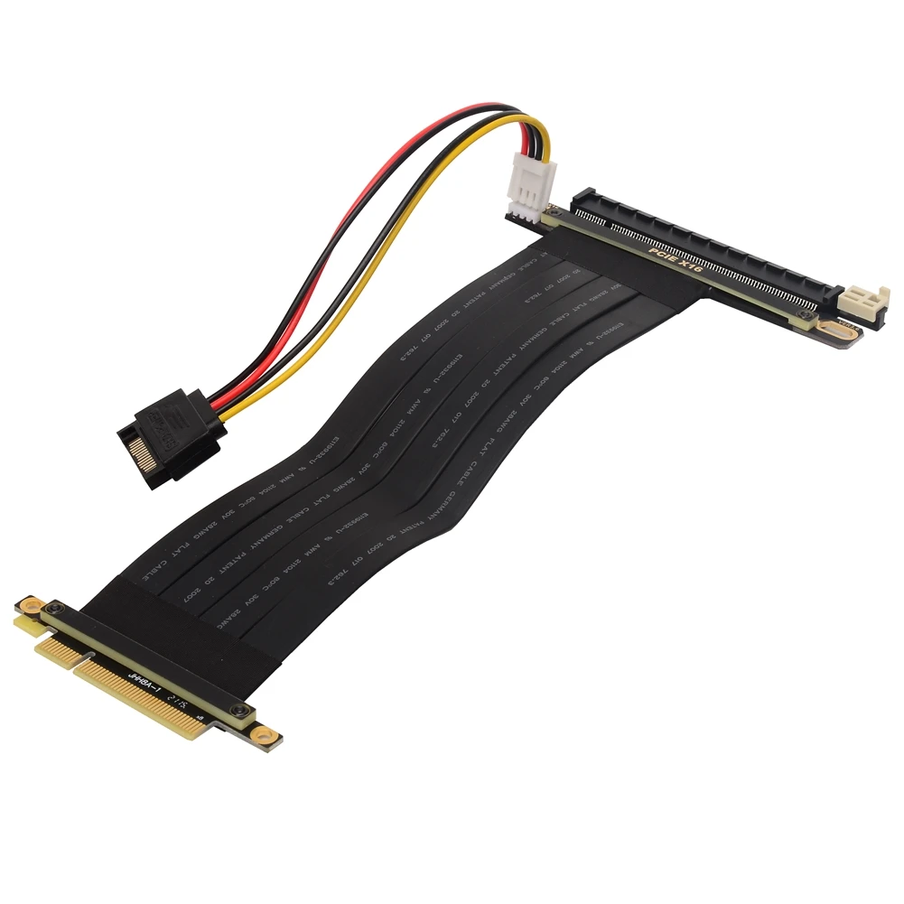 PCI-E x8 Удлинительный Кабель-адаптер x16 PCIe Riser 8x до 16x GTX 1080 Ti RTX3060 GPU графические карты