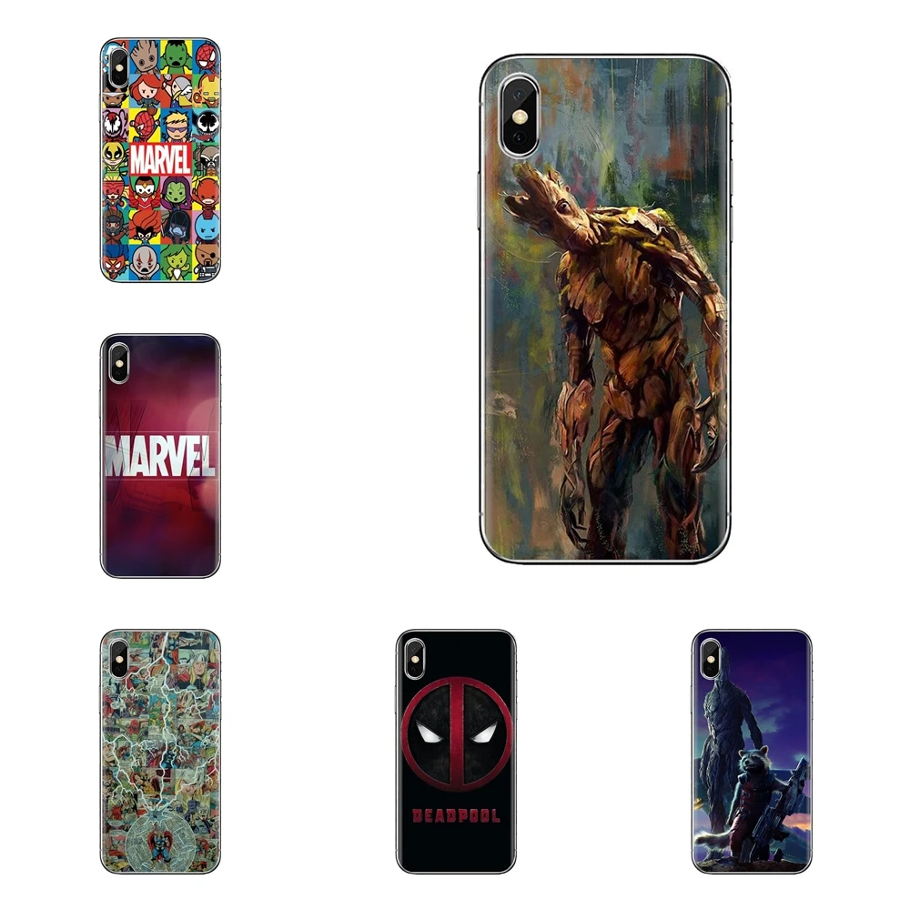 Мягкий прозрачный чехол из ТПУ чехлы Мстители комиксов Marvel Superhero для huawei Коврики