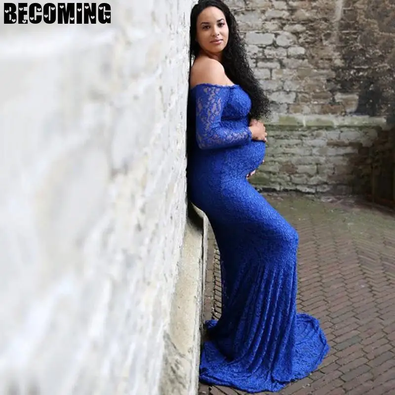 Кружевное платье для беременных фотосъемки фотосъемка длинное кружевное