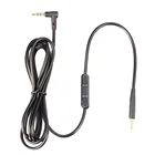 1 шт. кабель для наушников с микрофоном 1,5 м кабель для Iphone Android 2,5 мм до 3,5 мм аудио кабель для Bose QC25
