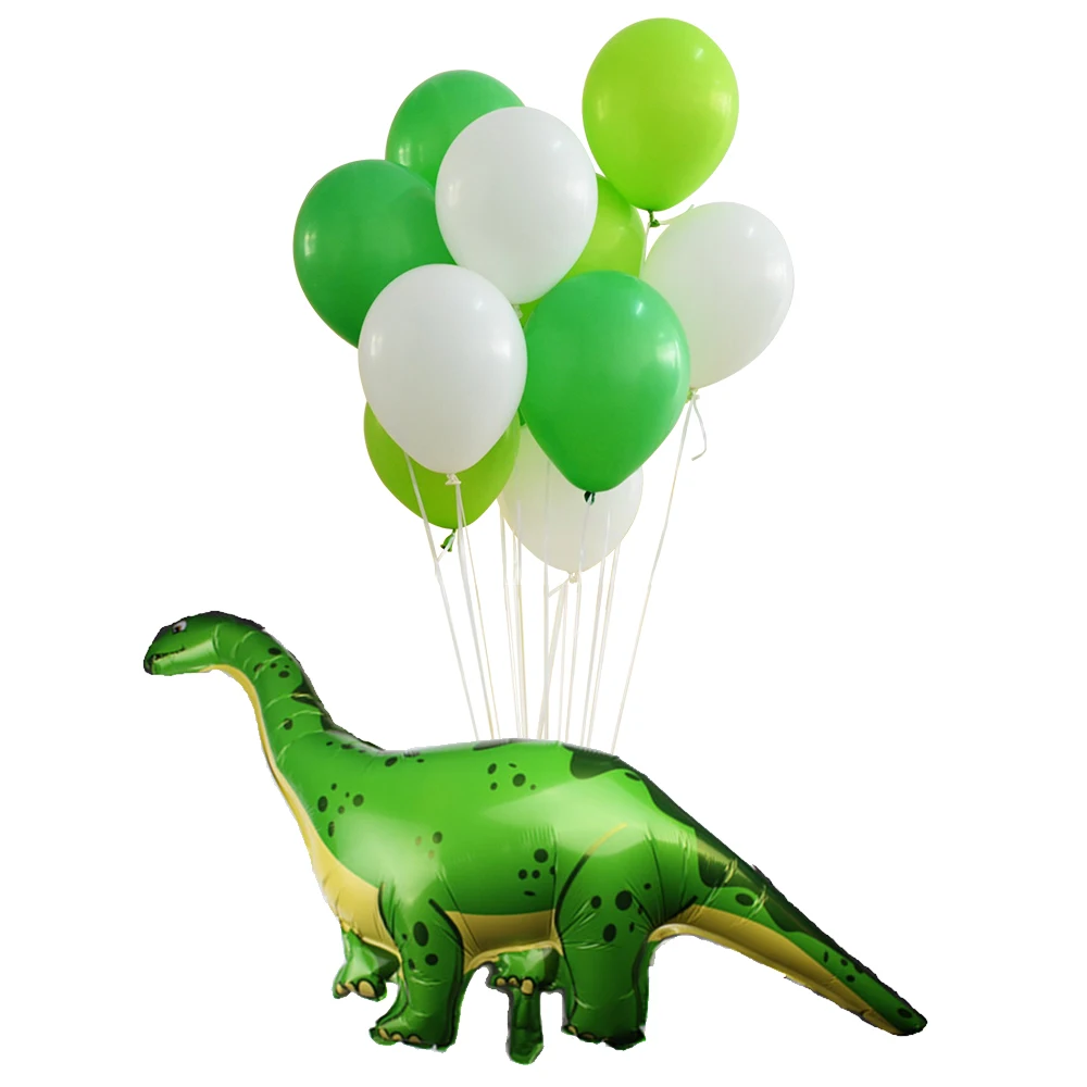 

11pcs Dinosaur Foil Balloon Birthday Party Supplies for Boy Jungle Safari Balloons Decoration Baby Shower Anniversaire Globos