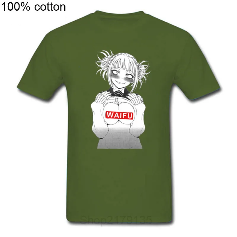 Футболки Ahegao Himiko футболка с рисунком груди официанта аниме Забавные футболки