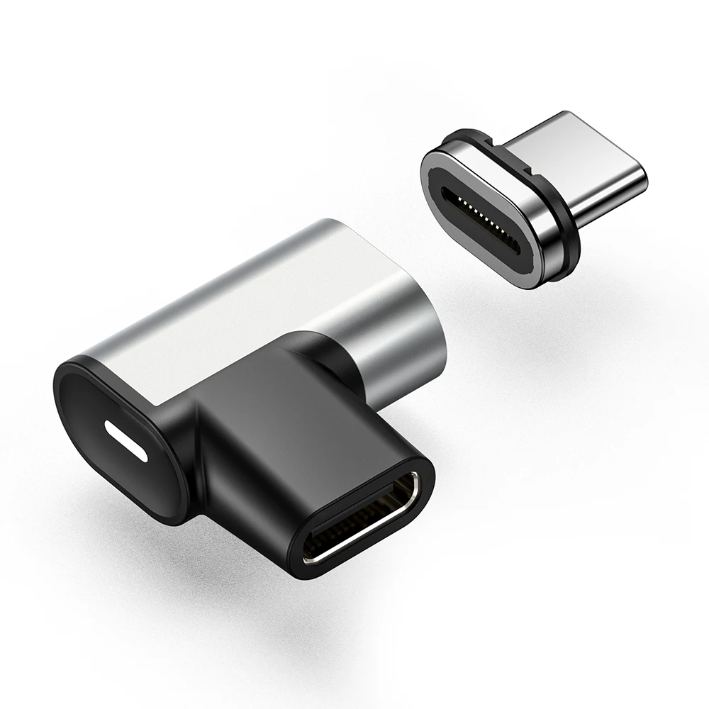 Магнитный адаптер 24 Pin Type-C USB 3. 0 10Gbs конвертер PD 3 1 Вт Быстрая зарядка 4K HD