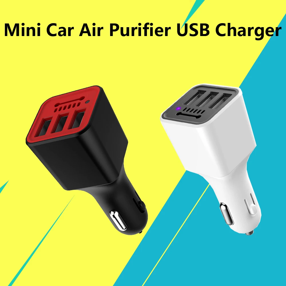 Мини очиститель воздуха для автомобиля 12В Авто Анион свежего Ионный кислородный