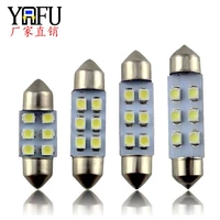 car led double pointed 31mm 3528 1210 6smd roof lamp indoor reading lamp trunk license plate lamp led car light
