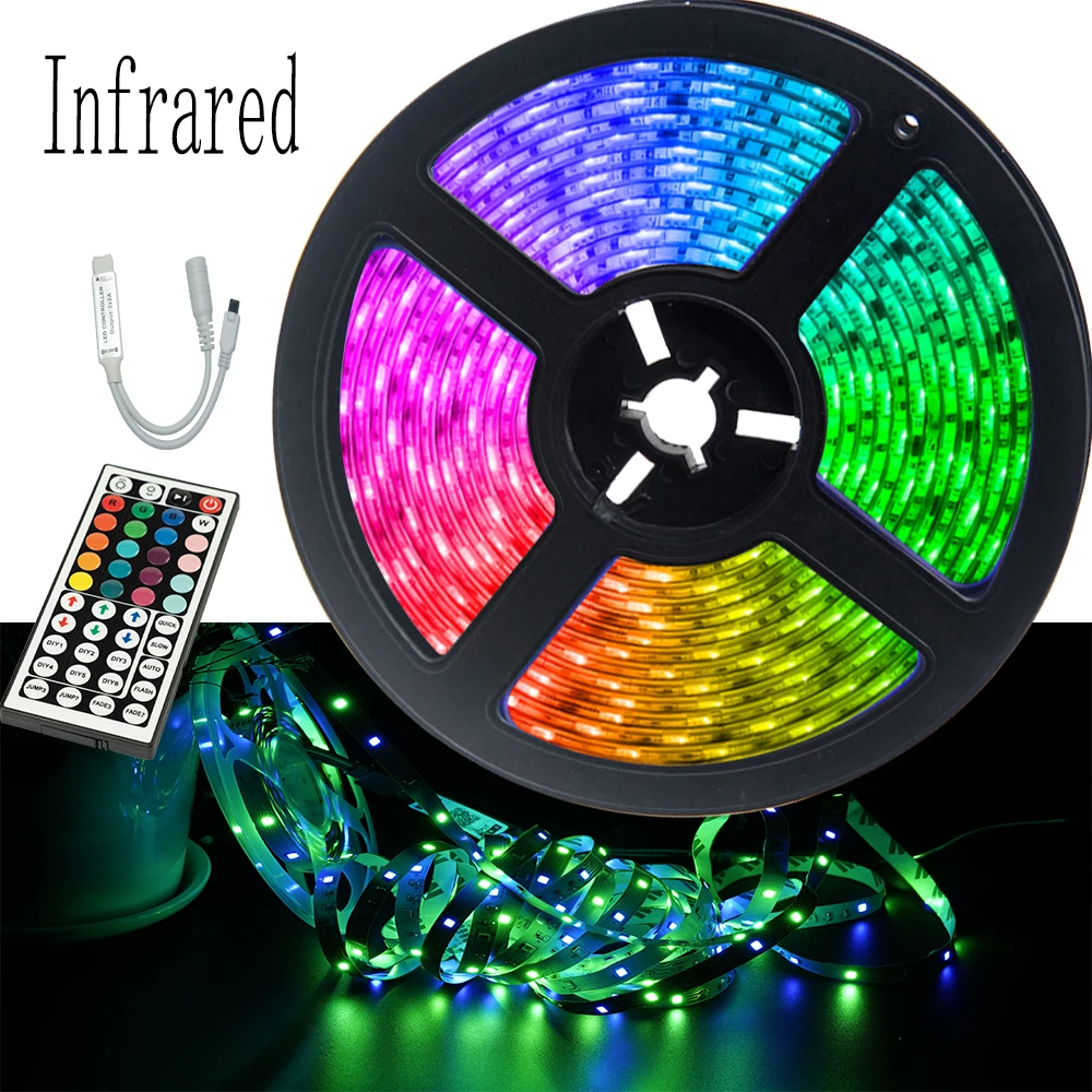 

For control remoto IR 44 teclas para dormitorio, cocina Led Lights Strip RBG 2835 24.6 ft about(7.5Mï¼‰