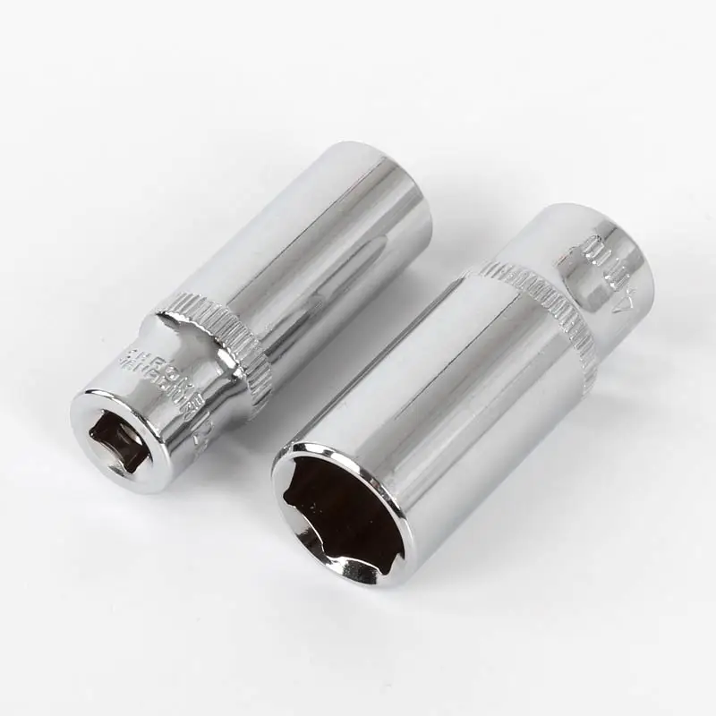 Высококачественный Набор торцевых гаек 1/4 длинные гнезда 4-14 мм глубокие торцевые