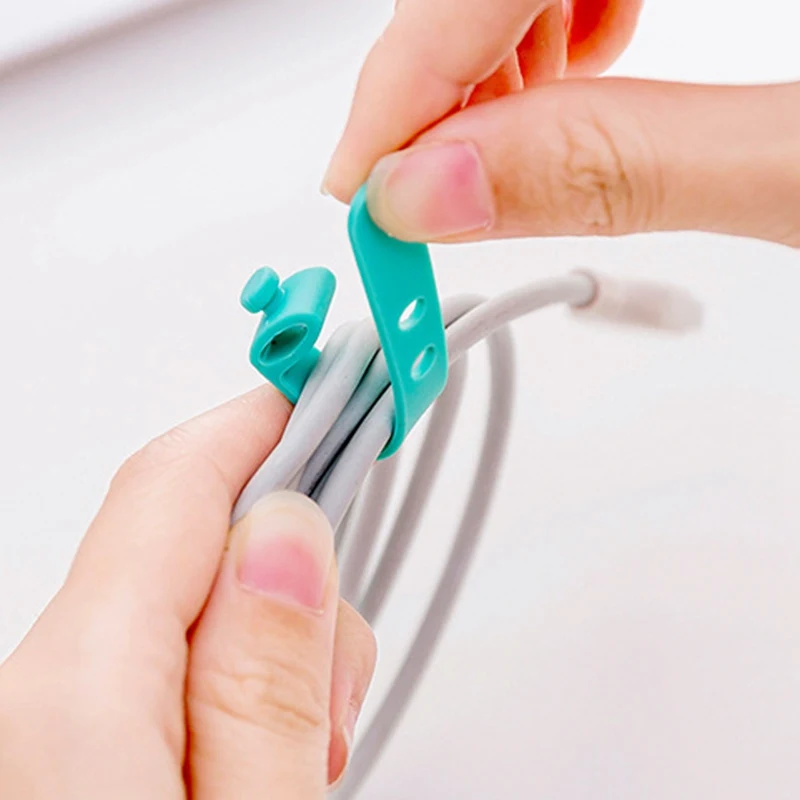 Sale 4pcs Креативные аксессуары для путешествий силикагель намотка кабеля защита