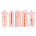 Карманный мастурбатор для мужчин, Реалистичная Вагина, помпа для пениса, интимные игрушки для мужчин, 5 стилей