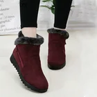 Женские зимние ботинки 2020, теплые толстые бархатные мягкие черные женские ботильоны, модная женская зимняя короткая обувь на плоской подошве с меховой застежкой-молнией, ботинки VT508