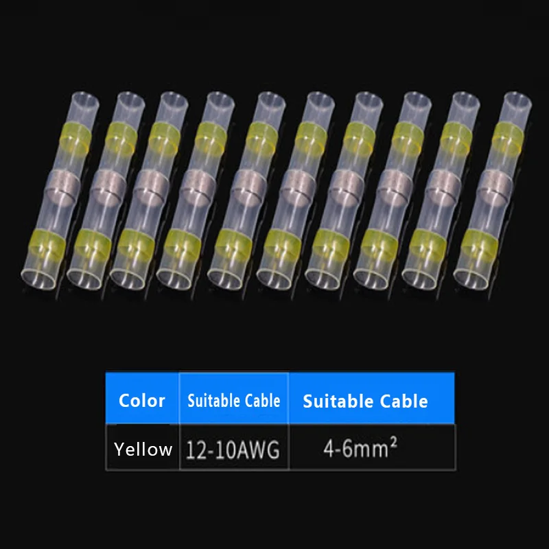 20 шт Быстрая терм усадочная припоя рукав провода соединителя практичный