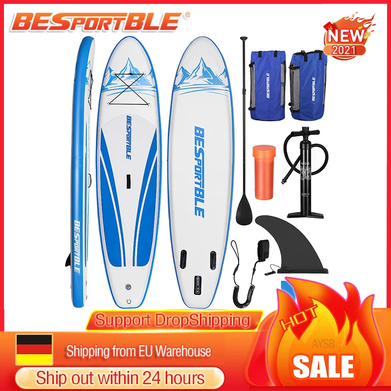 

Inflatable Surfboard Stand Up Paddle Board Surf Board Paddle Inflatable Paddle Board 120x30x6" Surfing Water Sport Surfing Kayak
