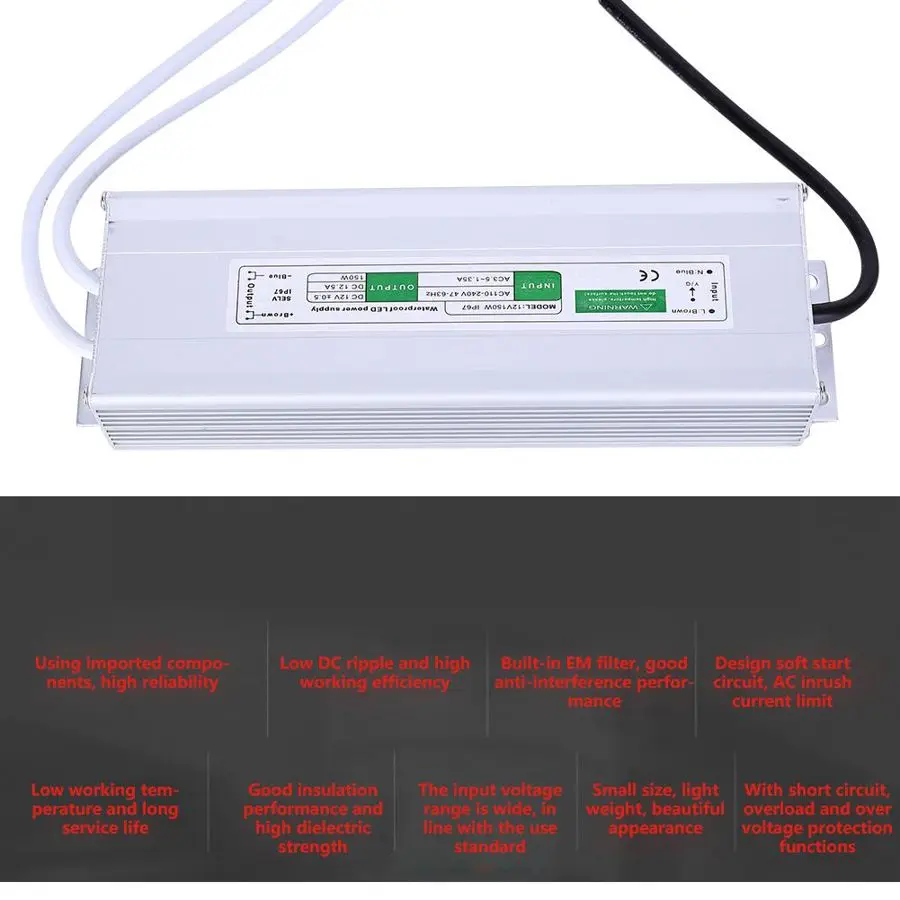 12V 120W Питание адаптер трансформатор электрические трансформаторы светодиодный