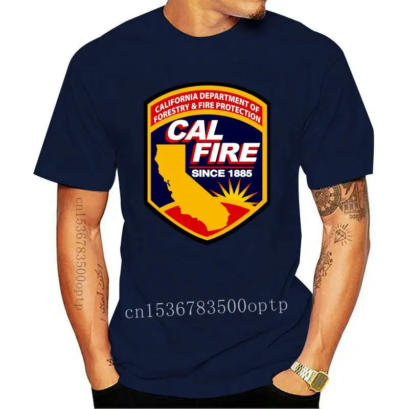 

New 2021 Cal Fire California Fire Firefighter Department T-shirt Haokan