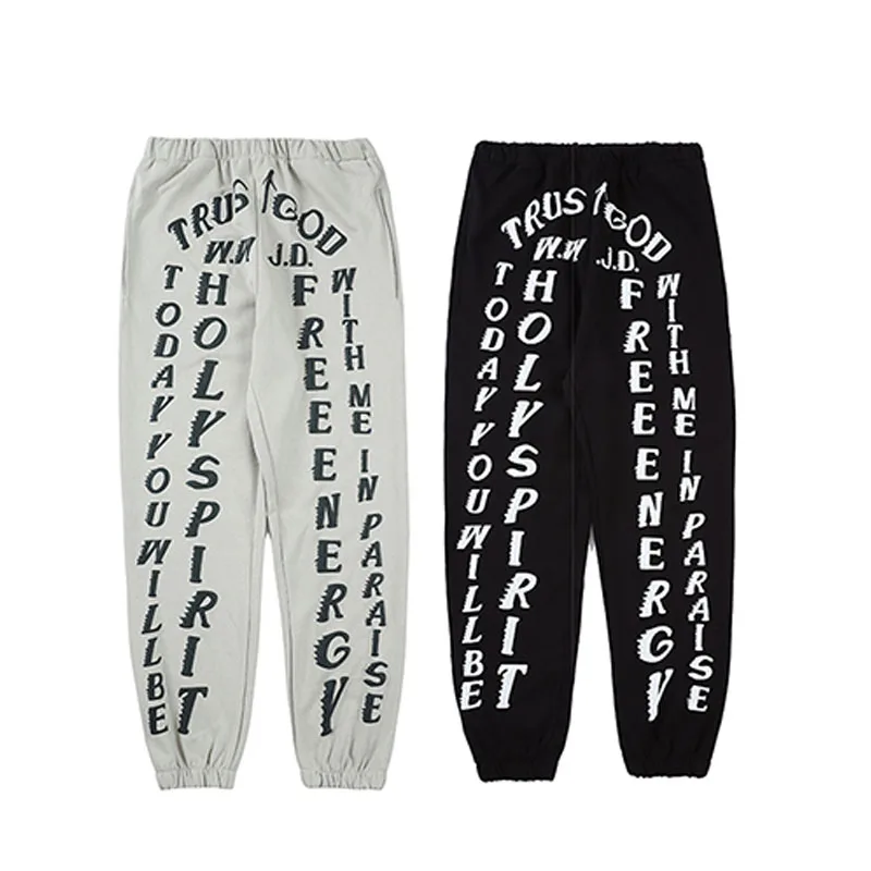 

Kanye Kim Sunday Service CPFM.XYZ Sweatpants Women Men Digital Direct Printing Kanye West Casual Joggers Trousers Pants