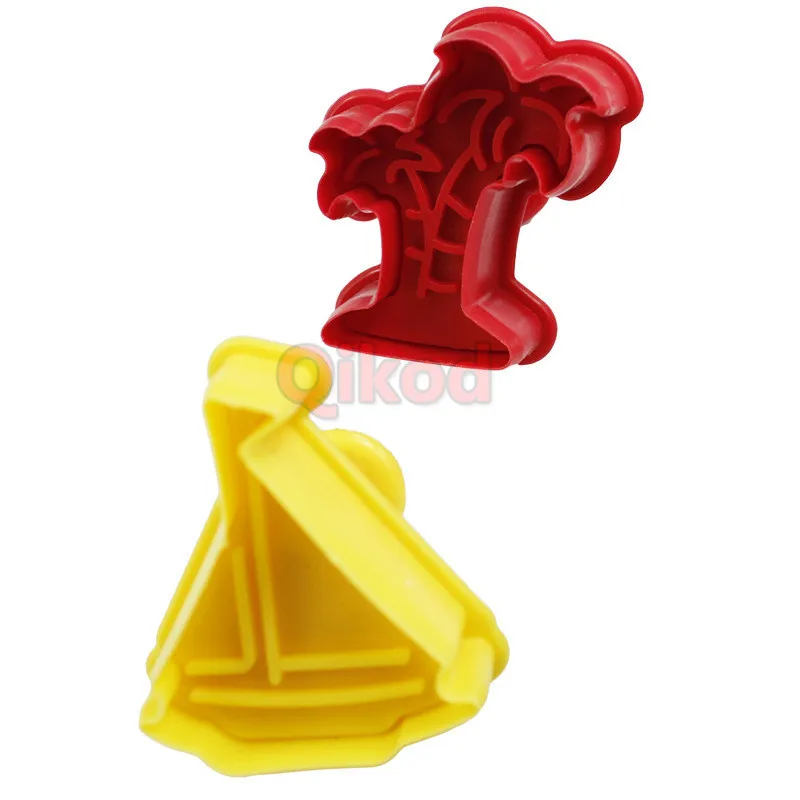 4Pcs/set DIY Slime 3D Cartoon Food Ice Cream Tree Plasticine Mold Set Soft Paper Clay Supplies Educational toy for children Gift | Игрушки и