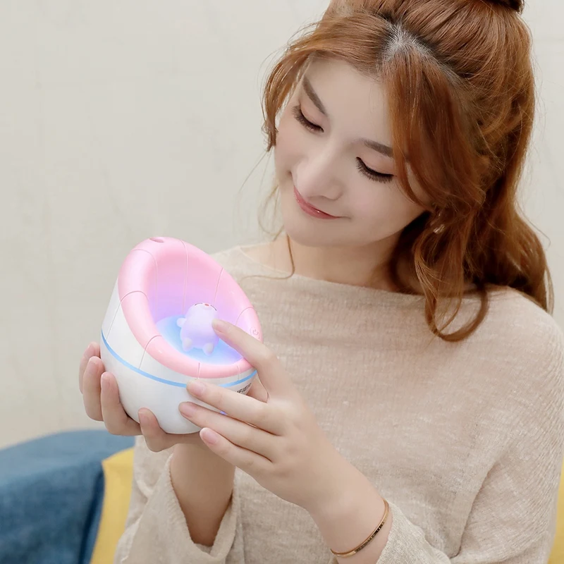 Портативный 350 мл ультразвуковой светодиодный ночной Светильник диван аромат