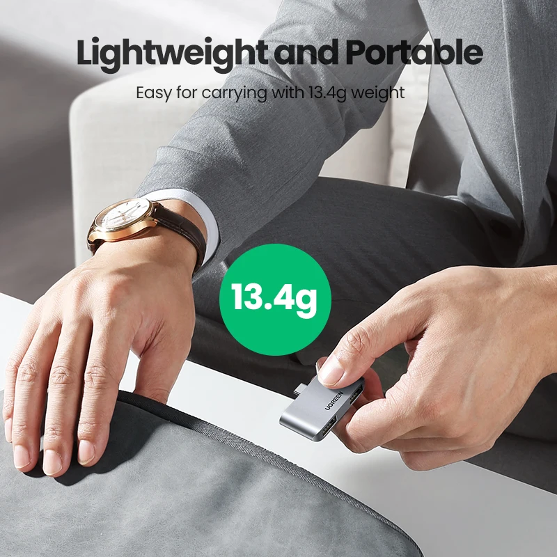 USB-концентратор Ugreen с портом USB Type-C 3 1 на 0 5 Гбит/с | Компьютеры и офис