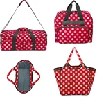 Сумка для вязания крючком с волнистыми точками, сумка для хранения для женщин, сумка для вязания спицами, сумка-Органайзер для шитья