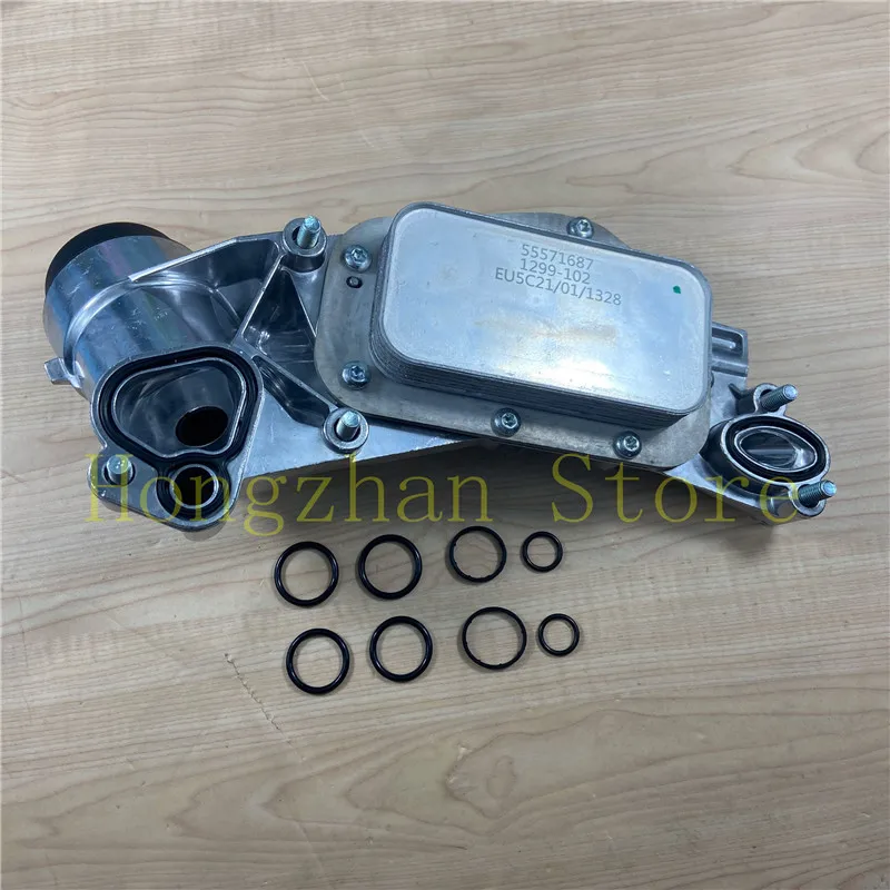 Моторное масло охладитель в сборке для Chevrolet Cruze Sonic Aveo G3 Orlando Opel Vauxhall 12992593 55571687