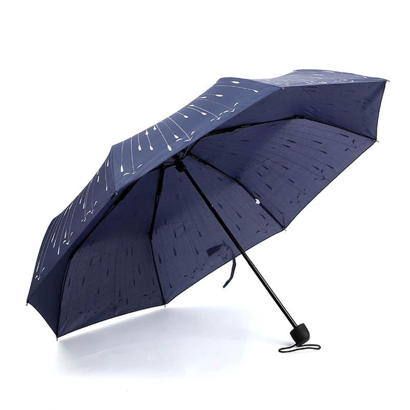 Креативный трехскладной зонт со звездами для съемки дождя женщин и мужчин модный