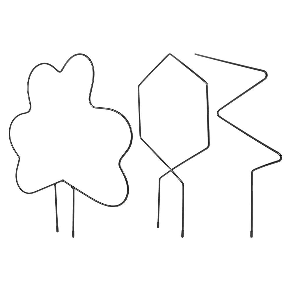 

3pcs Creative Iron Trellis Plant Vine Stem Support Wire for Potted Plants