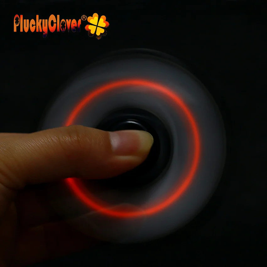 1 подсветка ПК Tri-spinner светится в темноте светодиодный светильник Спиннер EDC ручной Спиннер гироскоп антистресс фокус светящиеся сверкающие игрушки Gyros